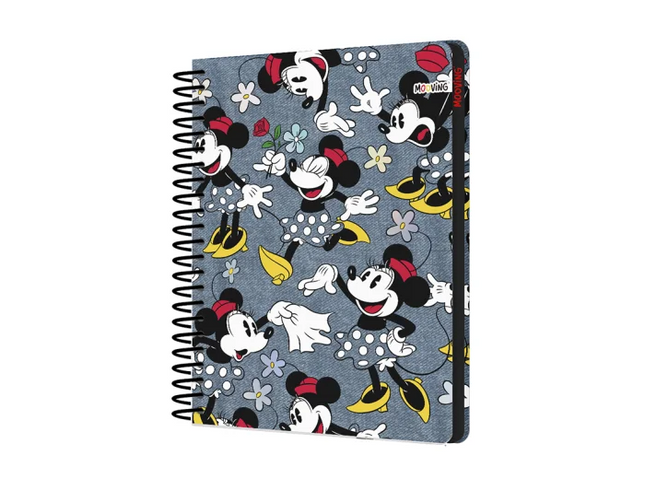 CUADERNO ESPIRAL DE 1 MATERIA MINNIE MOUSE