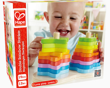 JUGUETE DOUBLE RAINBOW STACKER