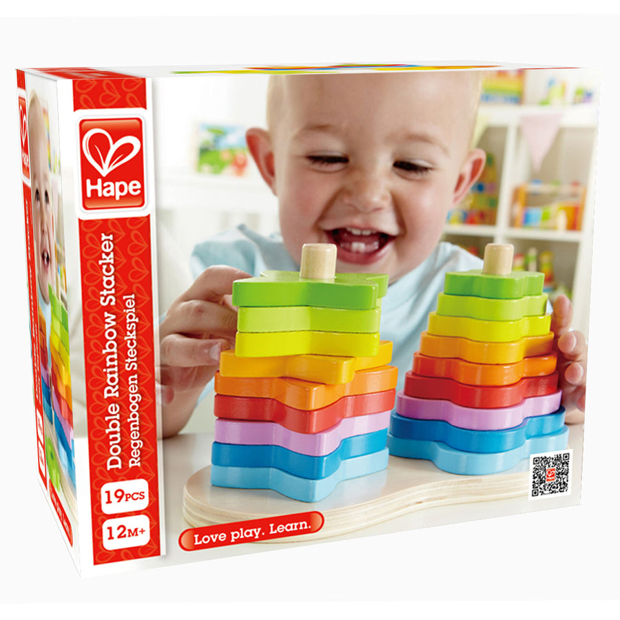 JUGUETE DOUBLE RAINBOW STACKER