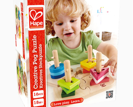 JUGUETE CREATIVE PEG PUZZLED