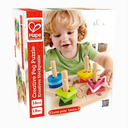 JUGUETE CREATIVE PEG PUZZLED