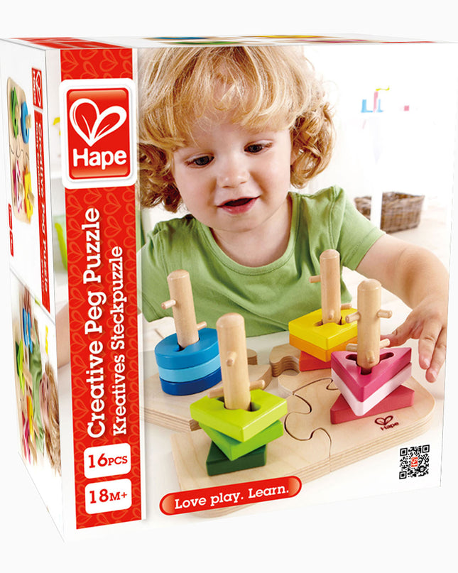 JUGUETE CREATIVE PEG PUZZLED
