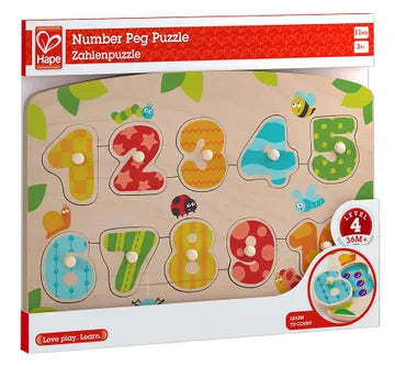 JUGUETE NUMBER PEG PUZZLE