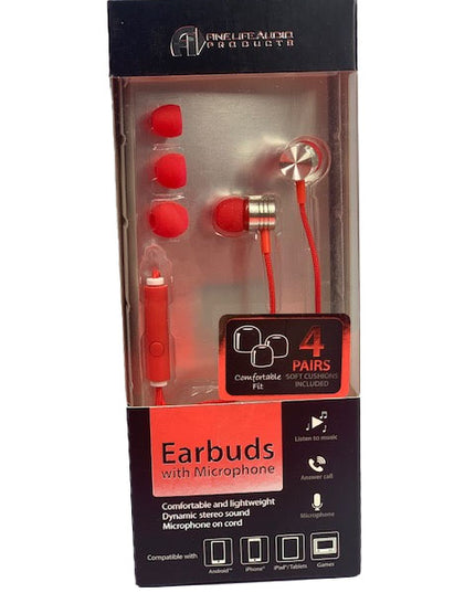 AURICULARES EURBUD V/COLORES C/REPUESTO