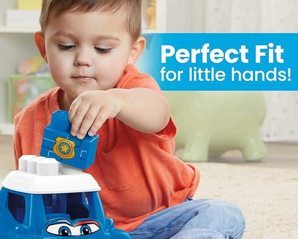 JUGUETE MEGA BLOKS FIRST BUILDERS LIL VEHICLES CLASSIC BLUE