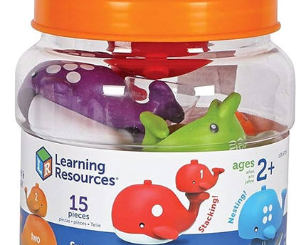 JUEGO SNAP-N-LEARN STACKING WHALES