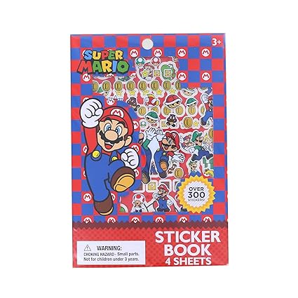 BLOCK MARIO STICKER WITH PUFFY 4HJS