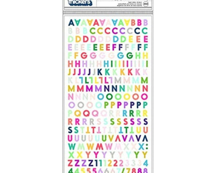 STICKERS ABC Y NUMEROS  DE COLORES  492 UND