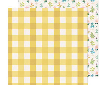 PAPEL P/SCRAPBOOK FLOR SILVESTRE