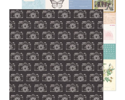 PAPEL P/SCRAPBOOK SNAP SHOT DOBLE 12X12