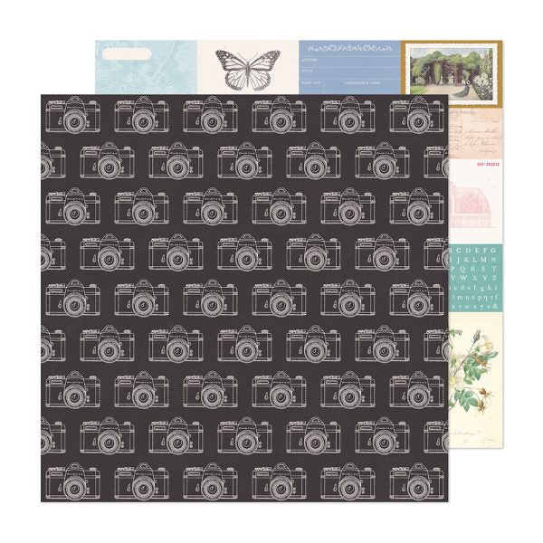 PAPEL P/SCRAPBOOK SNAP SHOT DOBLE 12X12