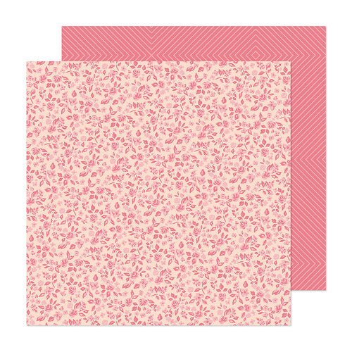 PAPEL P/SCRAPBOOK FRESH BLOSSOMS DOBLE 12X12