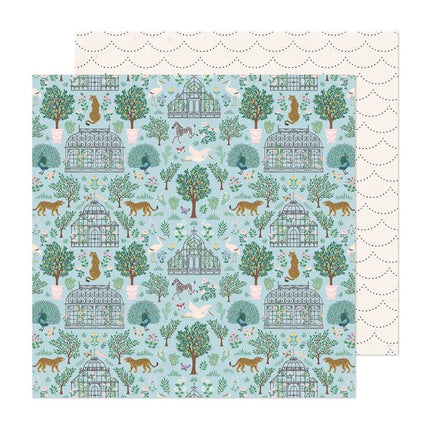 PAPEL P/SCRAPBOOK MANAGERIE DOBLE 12X12