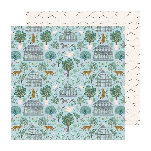 PAPEL P/SCRAPBOOK MANAGERIE DOBLE 12X12