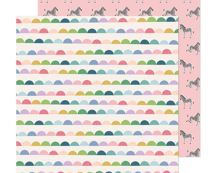 PAPEL P/SCRAPBOOK FEARLESS DOBLE 12X12