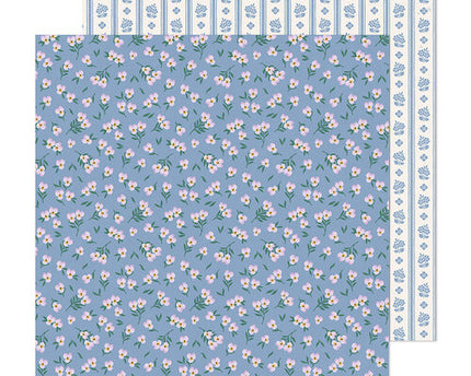 PAPEL P/SCRAPBOOK BLOOMING DOBLE 12X12