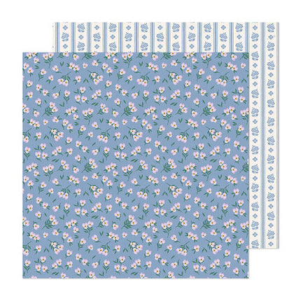 PAPEL P/SCRAPBOOK BLOOMING DOBLE 12X12