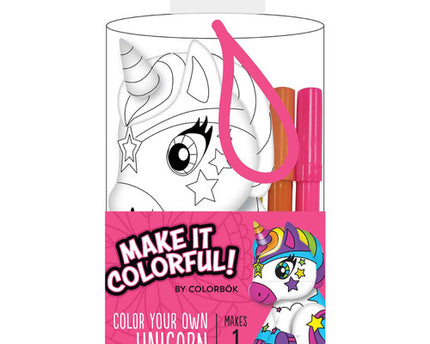 PELUCHE UNICORNIO CON MARCADORES PARA PINTA