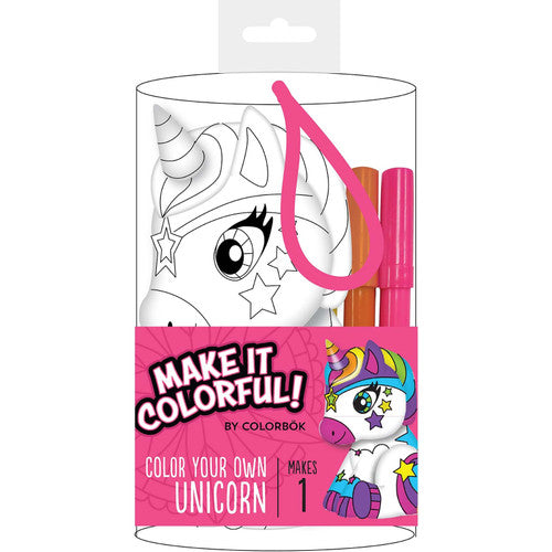 PELUCHE UNICORNIO CON MARCADORES PARA PINTA