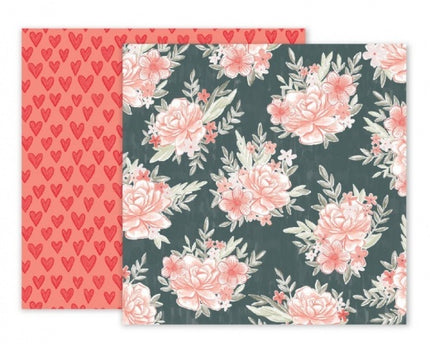 PAPEL P/SCRAPBOOK CORAZONES 12X12