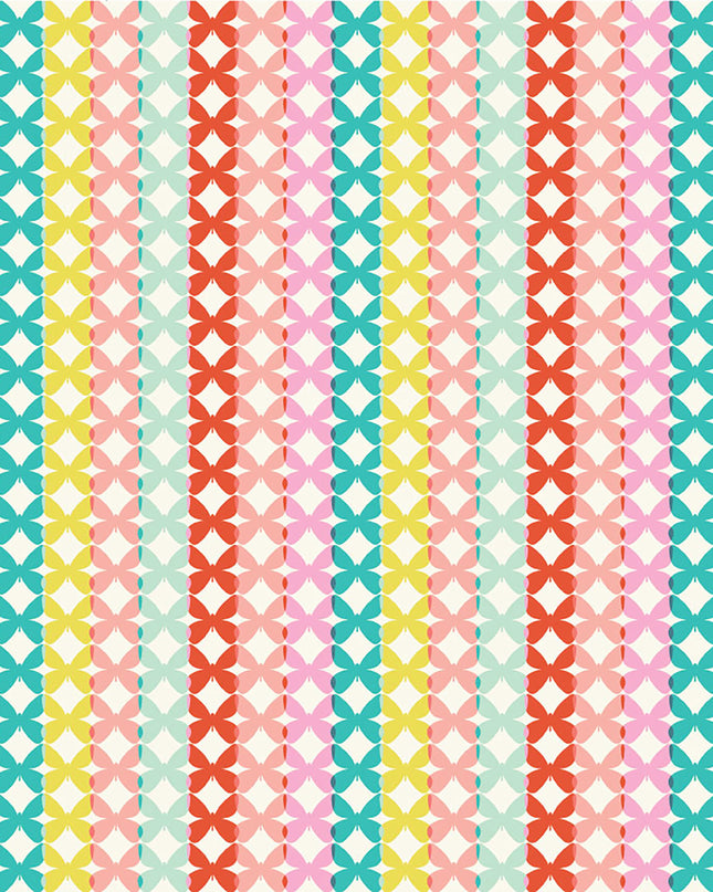 PAPEL P/SCRAPBOOK MARIPOSAS DE COLORES  12S12