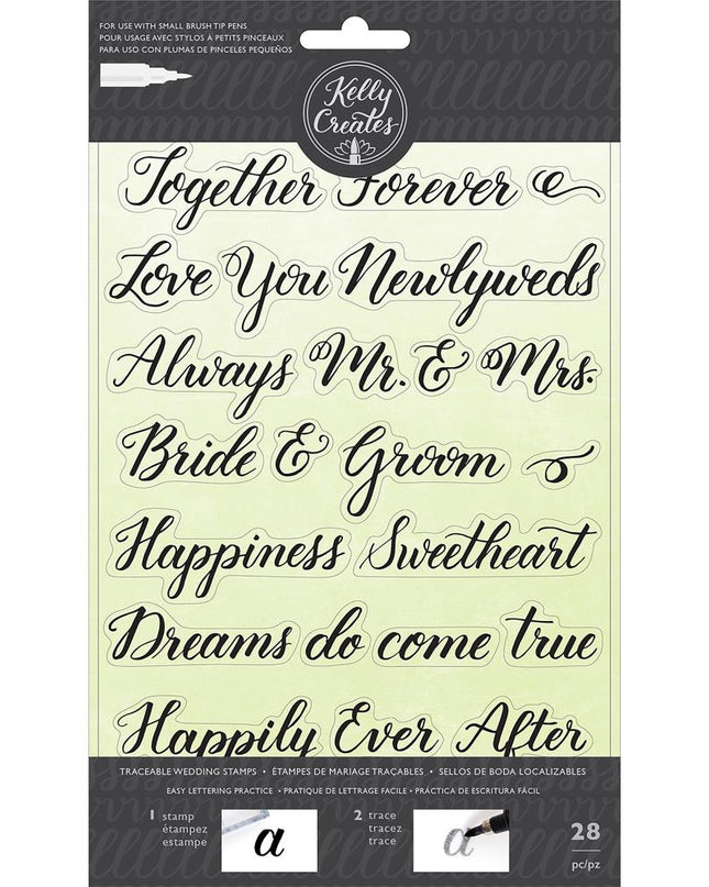 SELLOS TRANSP WEDDING 28PC