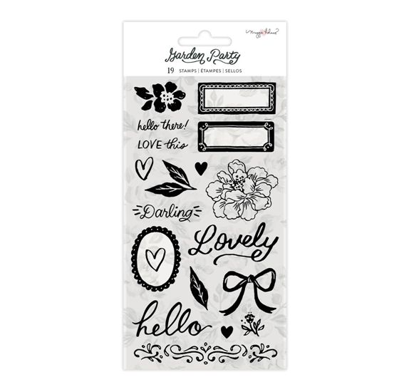 SELLO DE ACRÍLICO TRANSPARENTE LOVELY - 19 PCS
