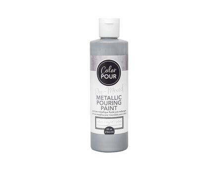 PINTURA METALIZADA PARA VERTIDO PREMEZCLADA SILVER 8 OZ