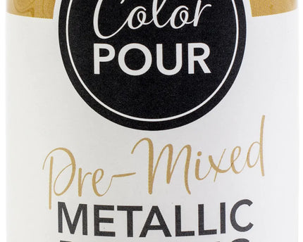 PINTURA METALIZADO PARA VERTIDO PREMEZCLADA ROSE GOLD8 OZ
