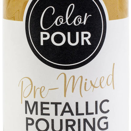 PINTURA METALIZADO PARA VERTIDO PREMEZCLADA ROSE GOLD8 OZ