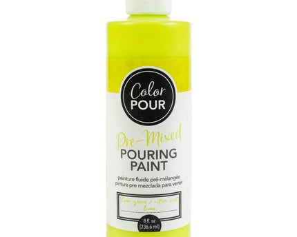 PINTURA PARA VERTIDO PREMEZCLADA LIME GREEN 8 OZ