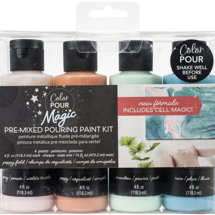 PINTURA METALICA PREMEZCLADA POPPY FIELD MAGIC 4PZ