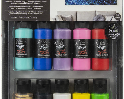 KIT DE ARTE PARA RESINA PINTURA  COLOR PORMAGIC