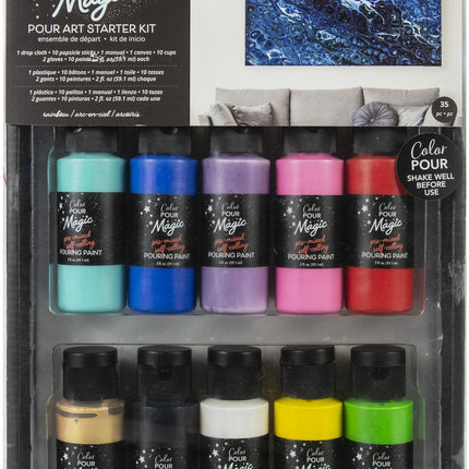 KIT DE ARTE PARA RESINA PINTURA  COLOR PORMAGIC