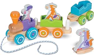 JUGUETE FIRST PLAY ROCKING FARM ANIMALS PULL TRAIN