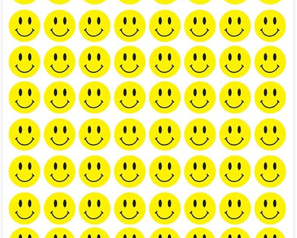STICKERS SMALL SMILEY FACE