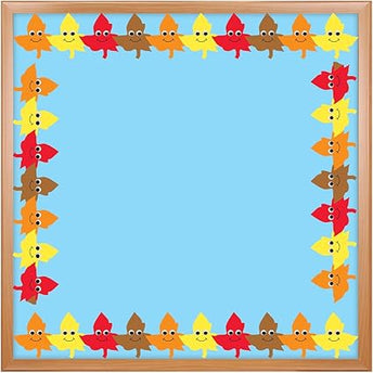 BORDERS HAPPY LEAVES 3X36"