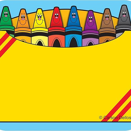 NAME TAGS CRAYON BOX