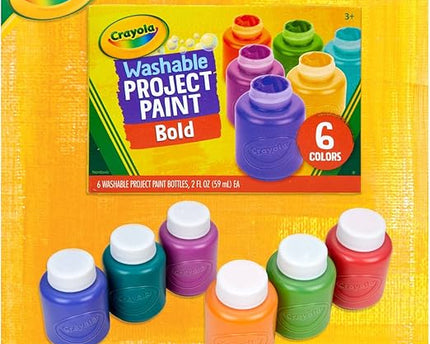 SET DE PINTURA INFANTIL LAVABLE 6 PCS -CRAYOLA