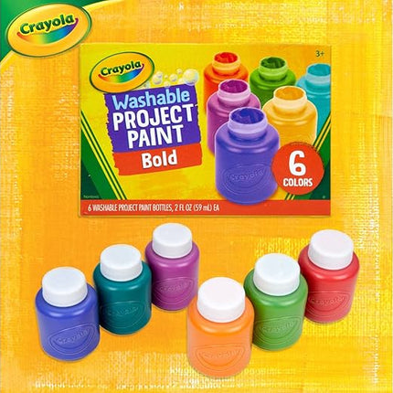 SET DE PINTURA INFANTIL LAVABLE 6 PCS -CRAYOLA