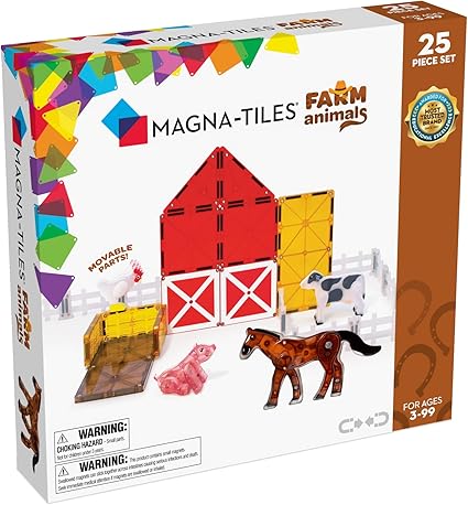 MAGNA TILES - FARM ANIMALS 25-PIECE SET