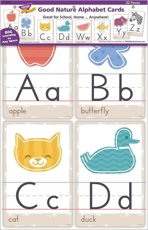 BULLETIN GOOD NATURE ALPHABET CARDS