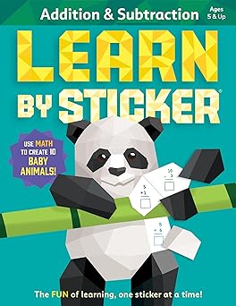 LIBRO LEARN BY STICKER ADDITION AND SUBTRACTION