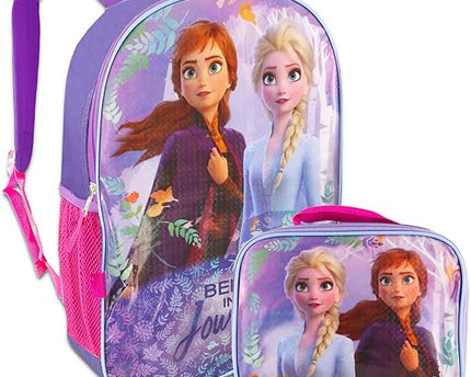 MOCHILA 16" CON LONCHERA FROZEN