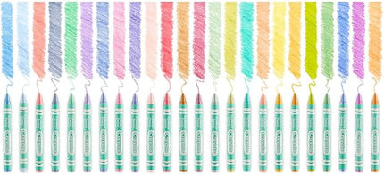 CRAYONES PASTEL CRAYOLA 24CLRS
