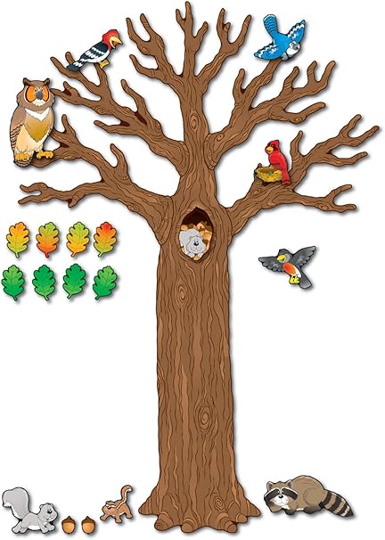 BULLETIN BIG TREE WITH ANIMALS
