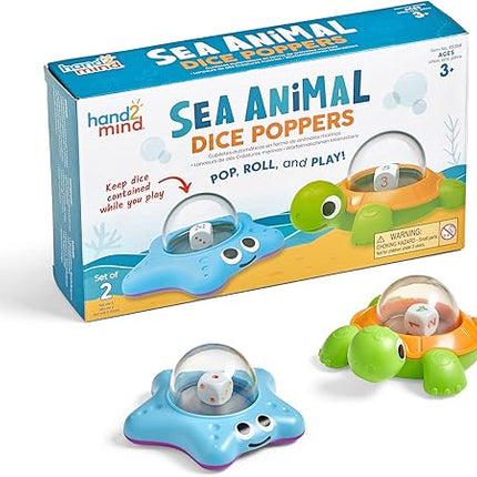JUEGO SEA ANIMAL DICE POPPERS