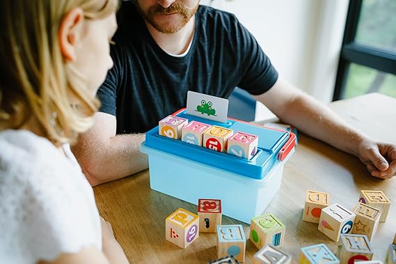 JUEGO DE BLOQUES DE APRENDIZAJE Y TARJETAS DIDÁCTICAS