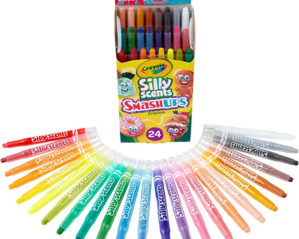 CRAYONES TWISTABLE SILLY SCENT 24CLRS