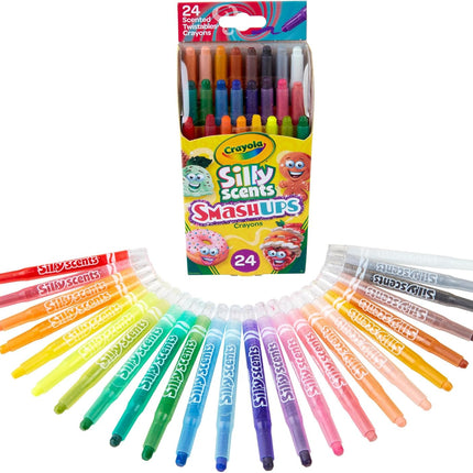 CRAYONES TWISTABLE SILLY SCENT 24CLRS